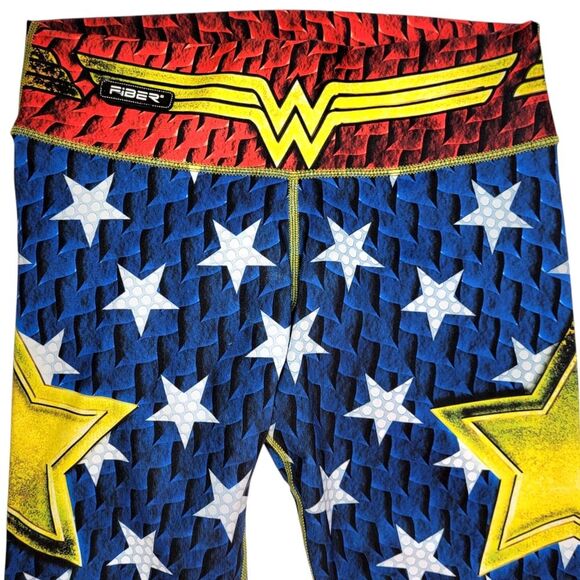 Wonder Woman Leggings Yoga Pants One Size OS Compression Tights Superhero - Picture 3 of 10